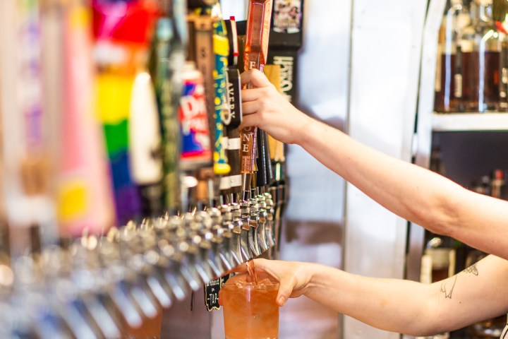a person preparing food in a kitchen